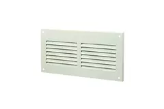 Rektangulärt spårgaller, metall 200x1050, vit  - MR2010