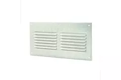 Rektangulärt spårgaller, metall 200x100 zink - MR2010ZN