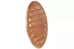 Runt ventilationsgaller av metall Ø 125 mm koppar - MR125Cu