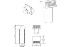 Thermoduct väggkanal 160 mm