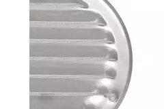 Runt ventilationsgaller av metall Ø 125 mm zink - MR125ZN