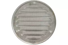 Ventilationsgaller i metall runt 100 mm zink – MR100ZN