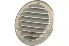 Ventilationsgaller i metall runt 100 mm zink – MR100ZN