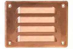 Fyrkantigt ventilationsgaller av metall 140x105 mm koppar - MR14105Cu