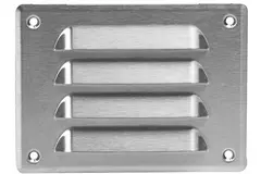 Fyrkantigt ventilationsgaller av metall 140x105 mm rvs - MR14105i