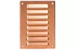 Fyrkantigt ventilationsgaller av metall 140x190 mm koppar - MR1419Cu