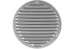 Runt ventilationsgaller av metall Ø 200 mm, grått - MR200P – RAL9006