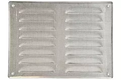 Fyrkantigt ventilationsgaller av metall 260x190 mm zink - MR2619Zn