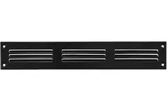 Metallgaller 300x50 mm, svart – MR305M - RAL9005
