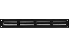 Metallgaller 400x50 mm, svart – MR405M - RAL9005
