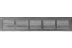 Rektangulärt spårgaller, metall 500x100 zink - MR5010ZN