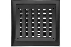 Justerbart väggaller 150x150 mm antracit - N10RA