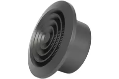 Runt ventilationsgaller grill Ø 125 mm antracit - NGA125A