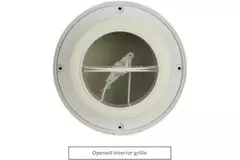 Isolerad fasadventil för naturlig ventilation Ø 100 mm SPK2-100