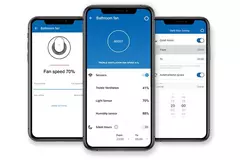 Badrumsfläkt Svensa PureAir med luktsensor 100-125 mm