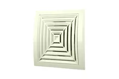 Takdiffusor fyrkantig 190x190 diameter: 125, vit  - ND12G