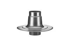 Dubbelväggig takgenomföring av aluminium 200 mm till fläkt Penn/Savonius