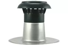 Plåttak ventilation med plastlock Ø 150-160 mm