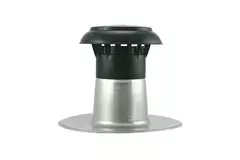 Plåttak ventilation med plastlock Ø 110 - 125 mm