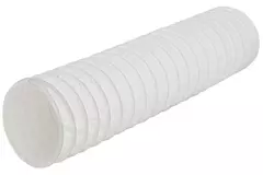 Flexibel PVC-ventilationsslang vit Ø 100 mm (6 m)