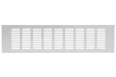 Sockelgaller i aluminium - silver L=400 mm x H=100 mm - RA1040S