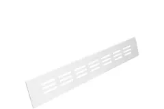 Sockelgaller i aluminium - vitt L=300 mm x H=40 mm - RA430