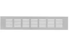 Sockelgaller i aluminium - silver L=300 mm x H=60 mm - RA630S