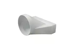 Rektangulär reducerare av plast Ø 125 mm - 220X55 mm - KSD25-125