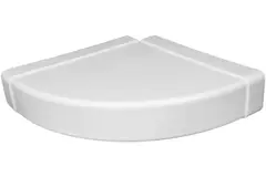 Rektangulär, horisontell 90° böj av plast 220X55 mm - KLH25-90