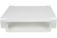 Rektangulärt T-stycke av plast 220x90 mm - KT29