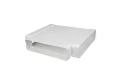 Rektangulärt T-stycke av plast 220x55 mm - KT25