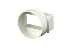 Rektangulär reducerare av plast Ø 100 mm - 110X55mm KSD1
