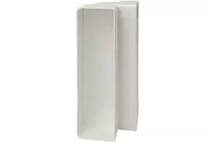 Rektangulär böj av plast vertikal 90° Ø 125 mm - 220x55 mm KLV25-90