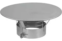 Regnkåpa med nätdiameter 180 mm I316L (D0,5)