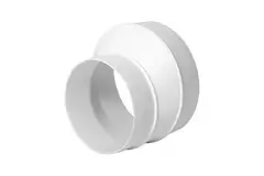 Rund reducerare av plast 125 mm till 100 mm - AP125-100