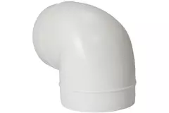 Rund 90° böj av plast, diameter: 125 mm AL125-90