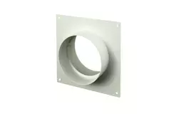 Rund väggplatta av plast, diameter: 100 mm - AFV100
