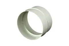 Rund koppling i plast, diameter: 100 mm - AS100