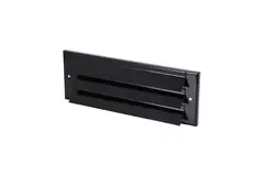 Ytterväggsgaller ytmonterat 300mm x 100mm SVART