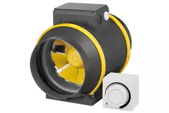 Ruck ETAMASTER rörfläkt med EC-motor 810m³/h - Ø 160 mm + manövrering potentiometer 10 kO