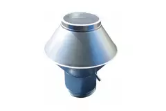 Deflektorkåpa rund 250 mm (RVS/INOX)