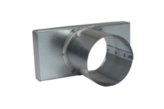 Lock 220x80 mm med anslutning diameter 80 mm för inloppskanal