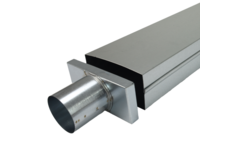 Lock 220x80 mm med anslutning diameter 80 mm för inloppskanal