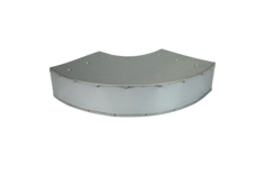 Böj 90 grader 220x80 mm horisontellt för kanalisation
