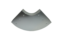 Böj 90 grader 220x80 mm horisontellt för kanalisation