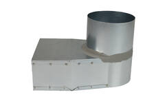 Lepe hörnstycke 220x80 mm till diameter 125 mm