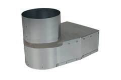 Lepe hörnstycke 220x80 mm till diameter 125 mm
