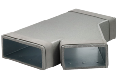 Thermoduct T-stycke 45 grader 220x80 - 170x80 för kanalisation
