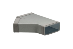 Thermoduct T-stycke 45 grader 220x80 - 170x80 för kanalisation