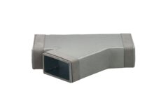 Thermoduct T-stycke 45 grader 220x80 - 170x80 för kanalisation